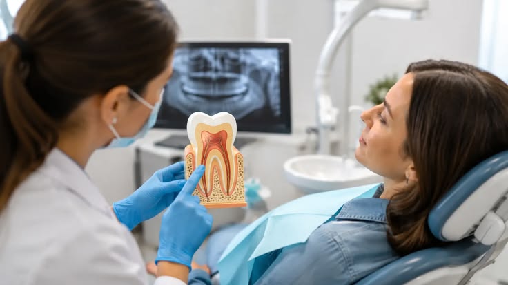 Pediatric root canal treatment consultation at Scanlab Diagnostics